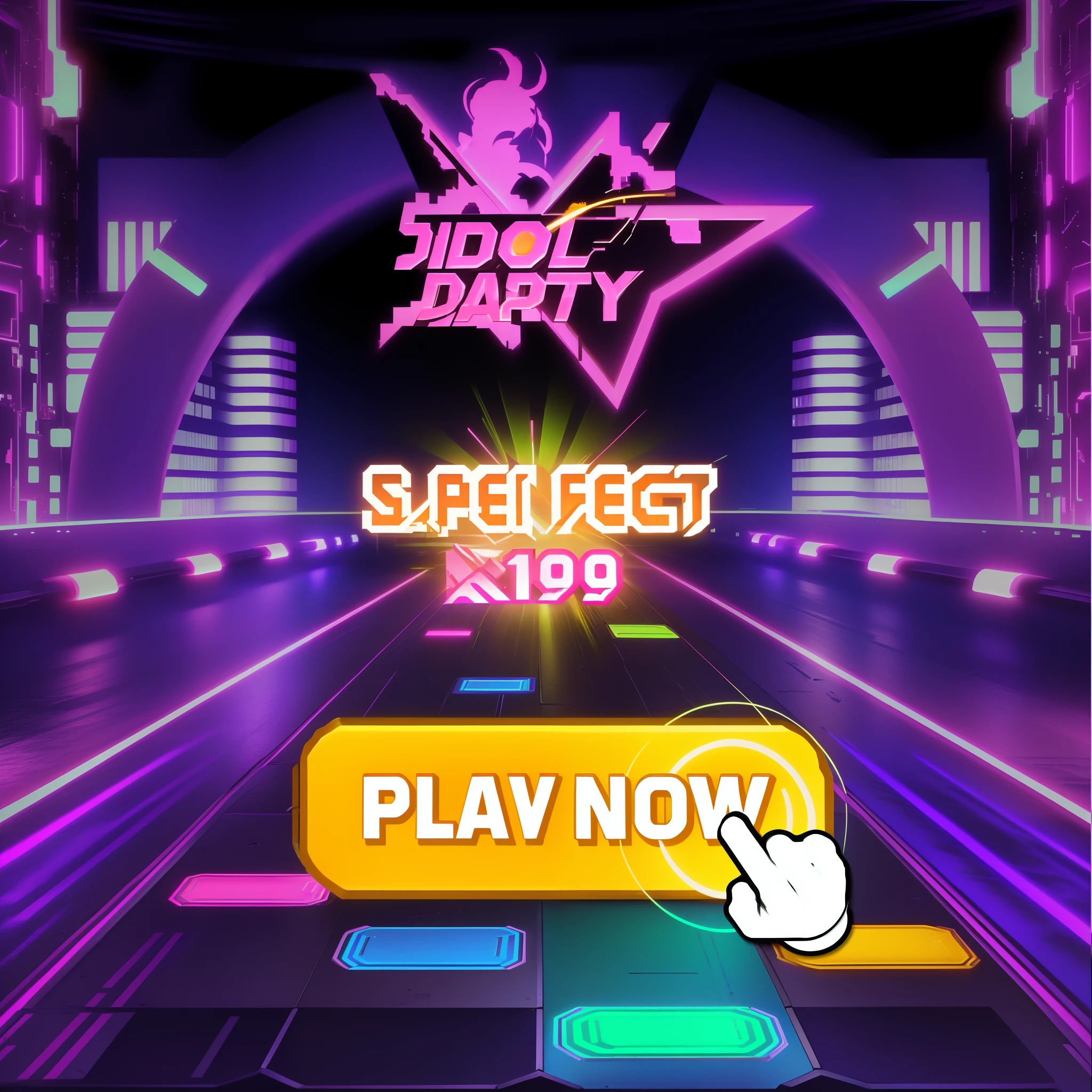 Disco party star effect 2019 - SeaArt AI