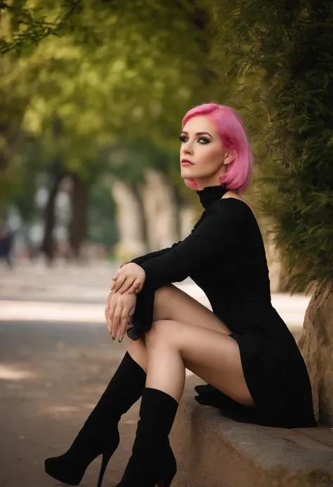 Pink Hair Dress