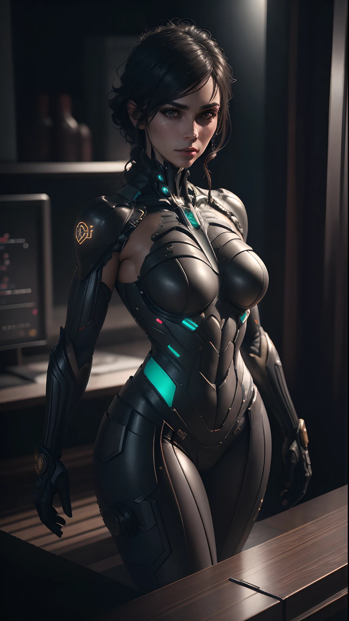 ((Best quality)), ((masterpiece)), (detailed:1.4), 3D, an image of a beautiful cyberpunk female, [[[[Hermiona Granger face]]]] HDR (High Dynamic Range),Ray Tracing,NVIDIA RTX,Super-Resolution,Unreal 5,Subsurface scattering,PBR Texturing,Post-processing,Anisotropic Filtering,Depth-of-field,Maximum clarity and sharpness,Multi-layered textures,Albedo and Specular maps,Surface shading,Accurate simulation of light-material interaction,Perfect proportions,Octane Render,Two-tone lighting,Wide aperture,Low ISO,White balance,Rule of thirds,8K RAW, crysisnanosuit, ceberpunk city in the background, neon lights