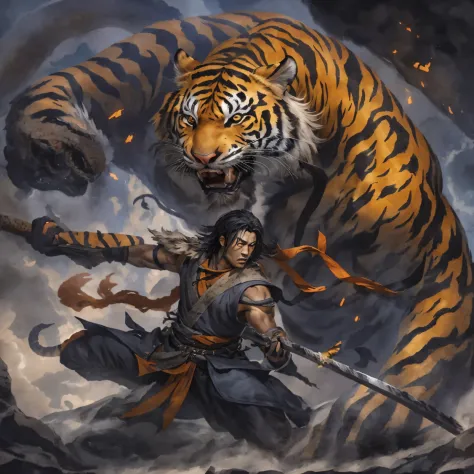 Night Tiger Demon 32K，Phoenix Immortal Demon Realm, Chance encounter with Liu Hanshu, He saw in him his former self, It was deci...
