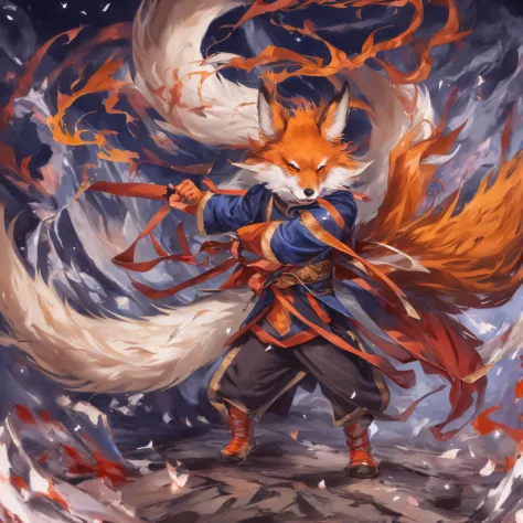 Nine-tailed fox 32K，Phoenix Immortal Demon Realm, Chance encounter with Liu Hanshu, He saw in him his former self, It was decide...