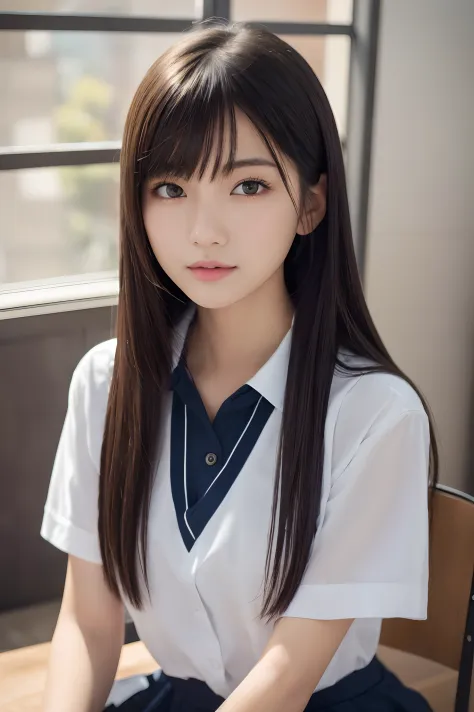 (masutepiece:1.3), (8K, Photorealistic, Raw photo, Best Quality: 1.4), Japanese, (1girl in), Beautiful face, (Realistic face), (Black hair), Beautiful hairstyle, Realistic eyes, Beautiful detailed eyes, (Realistic skin), Beautiful skin, Attractive, 超A high...