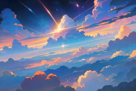 (Best quality),(masterpiece),(ultra detailed),(high detailed),(extremely detailed),Subject: Anime Sky Dreamscapes
Medium: Digita...