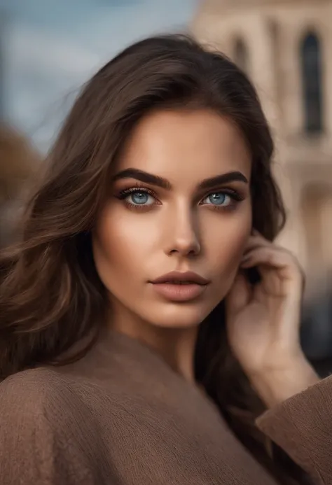 Arafed Frau komplett , Sexy girl with brown eyes, Ultra-realistisch ...