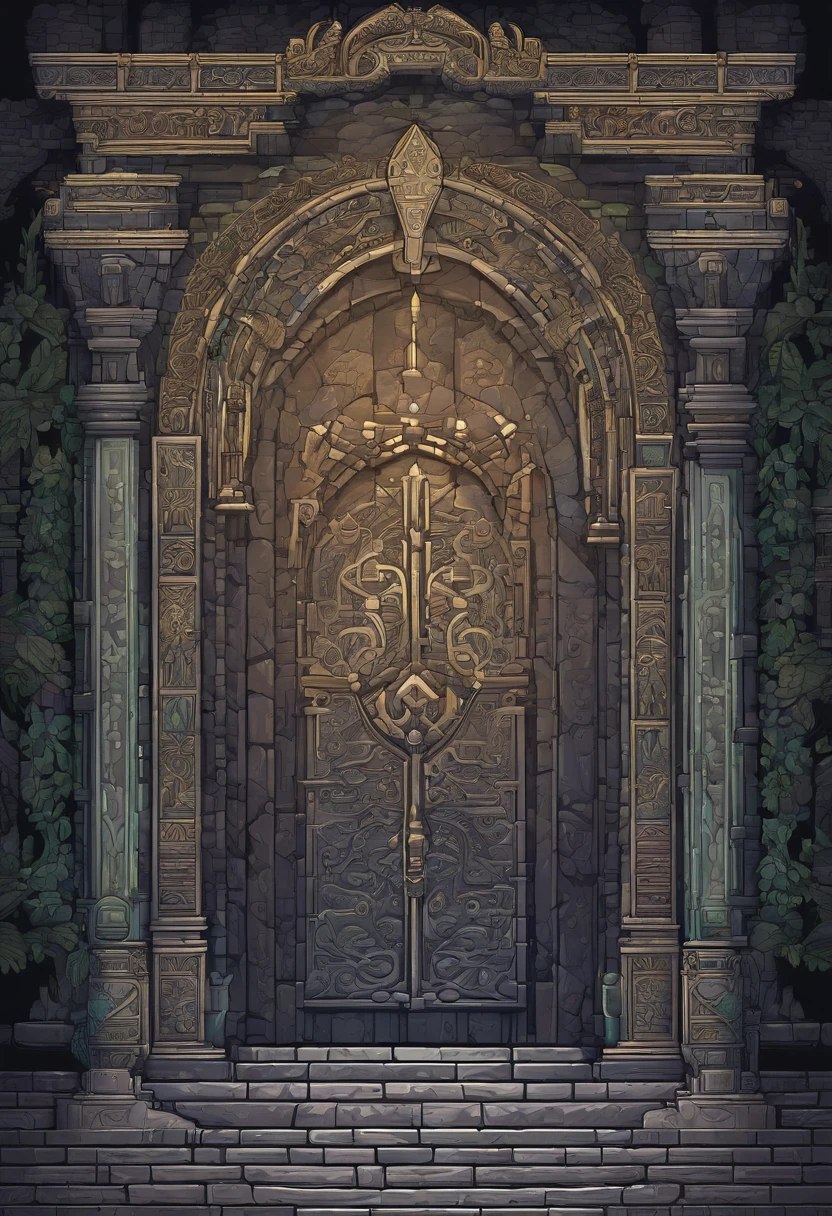 best quality,ultra-detailed,realistic,magical,stone gate,portal,model,detailed textures,various shades of gray,ancient architecture,mysterious atmosphere,enchanted,soft lighting,ethereal,translucent,glowing runes,magic flowing through,hidden secrets,entrance to another realm,imposing structure,weathered stone,cracks and moss,ornate carvings,majestic presence,magic particles dancing in the air,interdimensional travel,otherworldly energy,whispers of the unknown,portal to a different dimension,perfectly symmetrical,impressive craftsmanship,elaborate designs,sublime beauty,mystical aura,seamless integration of the gate with its surroundings,alluring and captivating,awe-inspiring,unparalleled masterwork,vibrant and vivid details,dreamlike realm,unveiling new possibilities