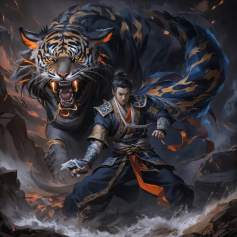 Night Tiger Demon 32K，Phoenix Immortal Demon Realm, Chance encounter with Liu Hanshu, He saw in him his former self, It was deci...