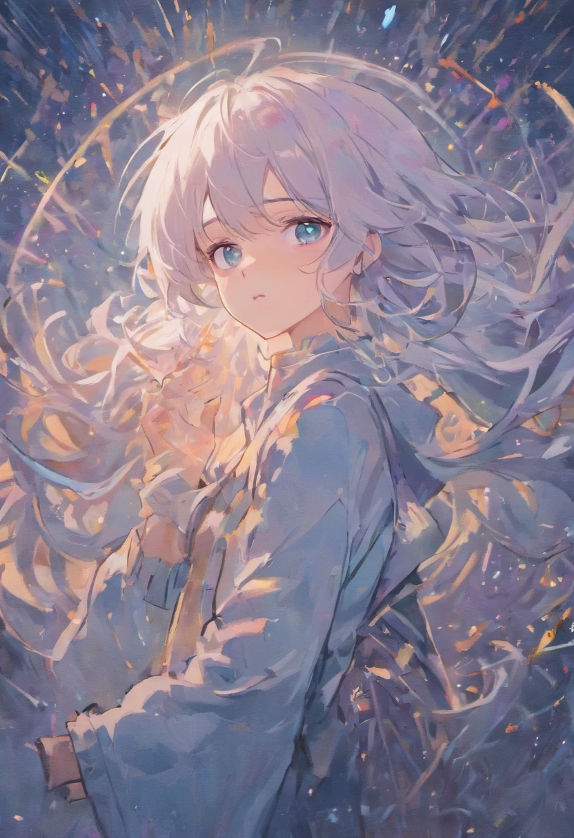 white hair,Eyes are light blue,Beautiful Boys,twinks,and gray hair - SeaArt  AI