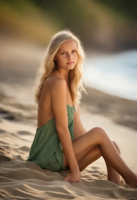 naturist beautiful blonde teen girl - SeaArt Al - Free Al Art Generator