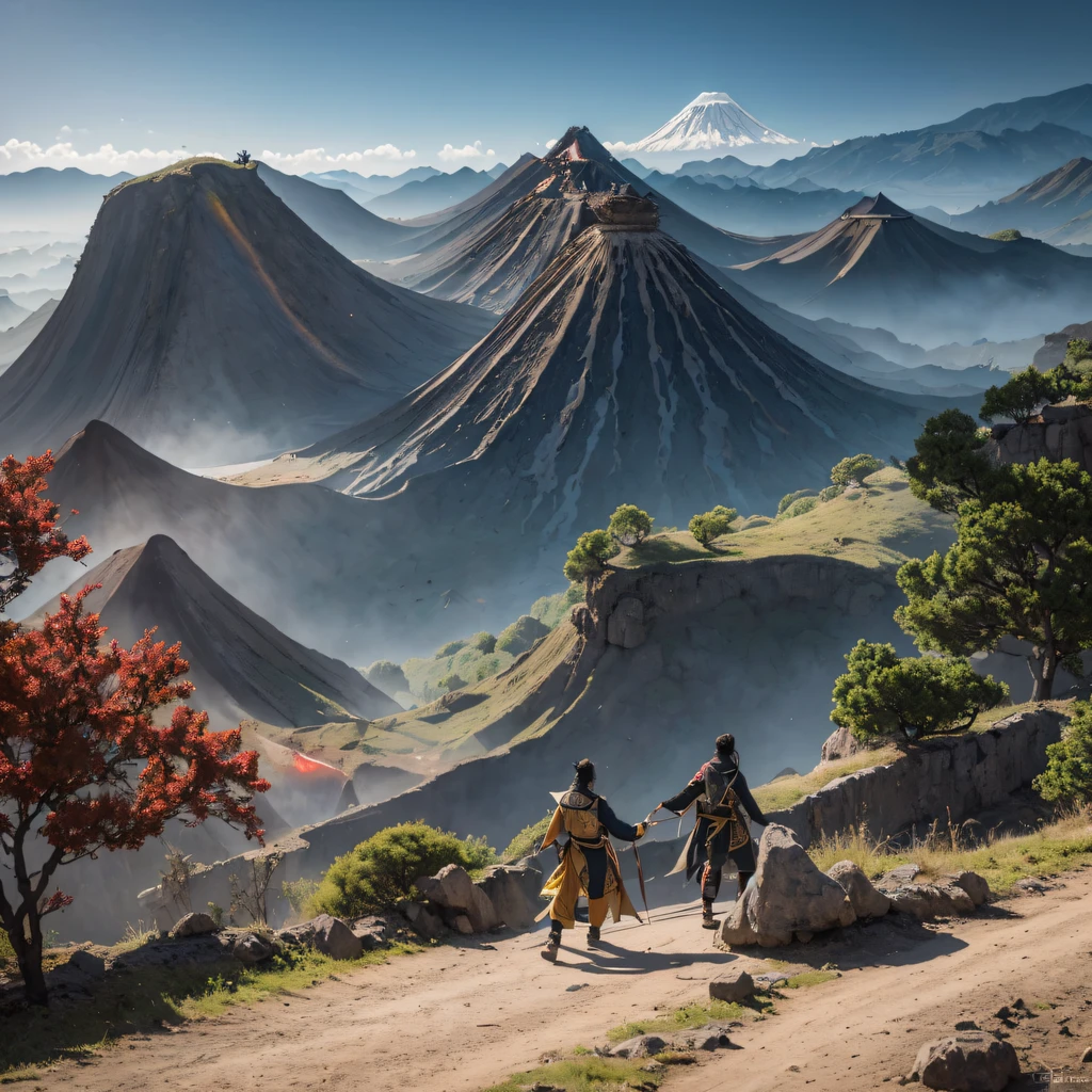 um vulcão entra em erupção，Voe para o mundo das fadas, Encontro casual com Liu Hanshu, Ele viu nele seu antigo eu, Foi decidido levá-lo como aprendiz, Ensine-o a se proteger, Mas por causa do mapa estelar tibetano, Ele estabeleceu relacionamentos com a família Liu e a Seita Espada de Jade, Abre com a morte de Liu Hanshu, Qin Yu embarcou no caminho do confronto com um inimigo forte, Trabalhando duro, Torne-se mais forte, Atenha-se ao seu próprio caminho principal de justiça, Eu também quero proteger as pessoas de quem gosto, Os três irmãos partiram, E embarcou em uma longa jornada para encontrar um bom irmão, Qin Yu, Onde estão Xiao Hei e Hou Fei（vulcões）Suba pelas ruas（Vulcão dos últimos dias）olhos cheios de raiva，Ele cerrou os punhos，Apresse-se，Dê um golpe fatal em seu oponente，corpo inteiro lésbica，Mago Masculino de Corpo Inteiro 32K（Obra-prima Canyon Ultra HD）Cabelo preto longo e esvoaçante，Tamanho do acampamento，florescer， Os feridos alinhados nas ruas（Volcanic desfiladeiros）Suba pelas ruas， O cenário da explosão（Vale do Fogo Gap）， （Cachecol batik de linho）， Postura de luta irritada， olhando para o chão， Bandana de linho batik， Vestuário de mangas compridas com padrão python chinês， desfiladeiros（Respingo abstrato de propileno：1.2）， Fundo de relâmpago de nuvens escuras，Sprinkled with gold vulcões（realisticamente：1.4），Cabelo de cor preta，Farinha esvoaçante，fundo do arco-íris， Uma alta resolução， o detalhe， Fotografia RAW， re afiado， Filme Nikon D850 Foto stock de Jefferies Lee 4 Kodak Portra 400 Camera F1.6 tiros, cores ricas, texturas vívidas ultra-realistas, iluminação dramática, Tendência da estação de arte do Unreal Engine, Cinestir 800，Vulcão Negro,（（（vale do vulcão）））Os feridos alinhados nas ruas（Vulcão do vale）Suba pelas ruas，Qualidade de imagem em tempo real do Movie Master