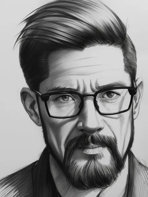 painting of a man, realistic sketch, hyperrealistic sketch, detailed pencil sketch, pencil sketch, realistic digital drawing, de...