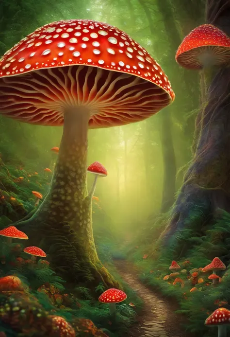 one fly agaric, Alex Gray hologram, psychedelic art, psychedelic ...