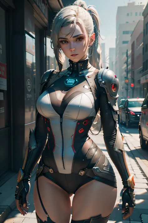 ((Best quality)), ((masterpiece)), (detailed:1.4), 3D, an image of a beautiful cyberpunk female,HDR (High Dynamic Range),Ray Tra...