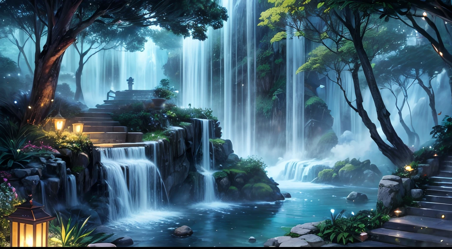 (The best quality,4k,8k,High Resolutions,Masterpiece:1.2),ultra detailed,(realist,fotorrealist,fotorrealist:1.37),Island floating in the sky with waterfalls in the void and gardens above the clouds,illustration,Crystal clear waterfalls,Surrounding vegetation,Beautiful and lush gardens,bright sunlight,ethereal atmosphere,vibrant colors,suave, Dreamy lighting,Lush and tropical plants,Impeccable attention to detail,Serene and peaceful mood,Elevated perspective,Breathtaking view