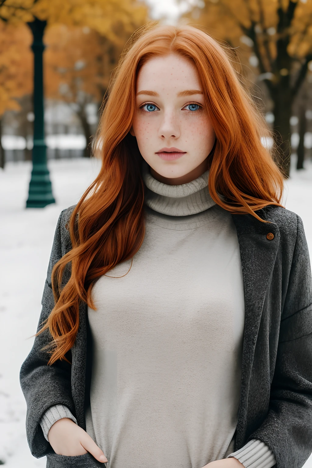 1girl In Age19 Solo Aesthetic Artwork Irish Redhead Seaart Ai