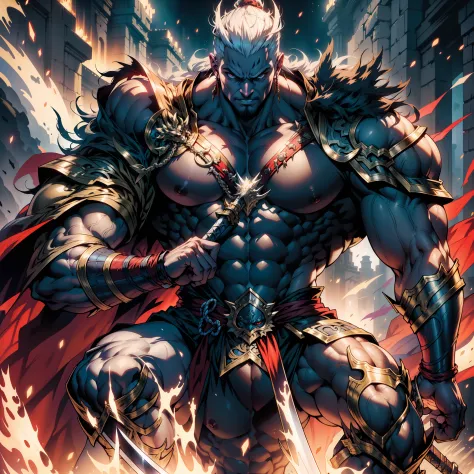 Army of demons holding swords and spears preparing for battle Hyper Realistic Super Detailed Hyper Realistic Hokuto no Ken Super Detailed Super Detailed Structures Hyper Realistic Armor Correct Dynamic Shooting Anatomical Poses