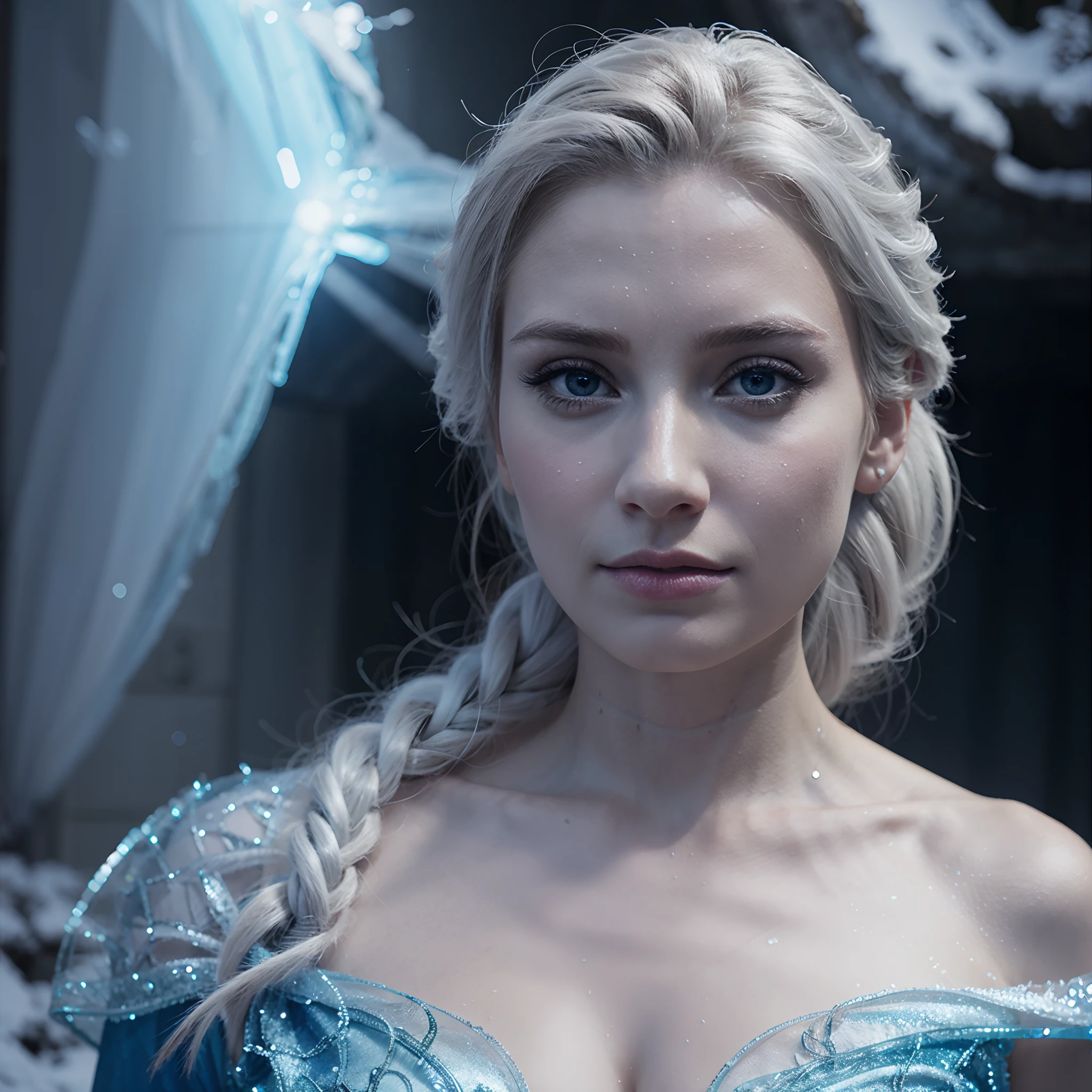 Elsa frozen realistic - SeaArt AI