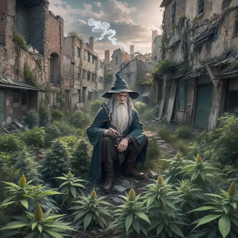 gandalf smoking weed - SeaArt Al - Free Al Art Generator