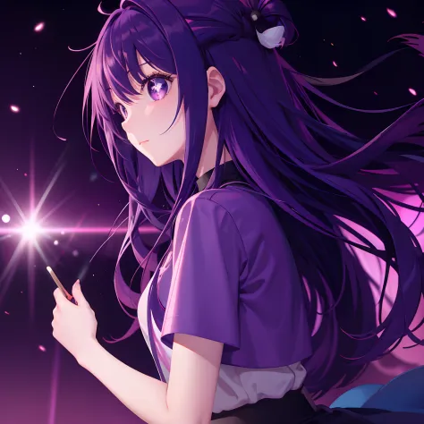 Ai Hoshino, Purple hair,