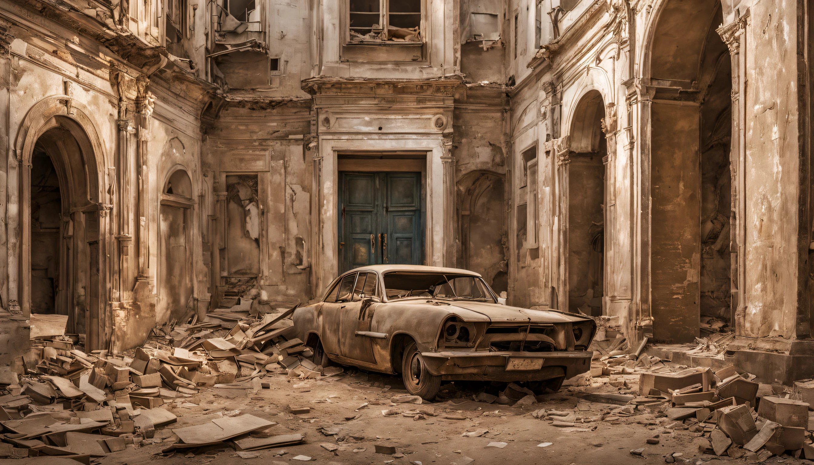 Been to Ukraine. Russian bomb destroyed residential building, matando pessoas. House Ruins and Death - Aftermath of War and Russian Aggression, fotografia de arte: 4 criativos, Expressivo, unique, alta qualidade, DSLR Canon EOS 5D Mark IV, Abertura f/5.6, Velocidade do obturador 1/125 segundos, ISO 100 , Adobe Photoshop, Premiado, Estilo Glibatree, experimental techniques, Perspectivas inusitadas, attention to detail::3 borrado, Escuro, Inspirado::-2, Escalas iridescentes e luminescentes, breathtaking beauty, pure perfection, Divine Presence, unforgettable , atordoante, Breath-taking breath of beauty, volumetric light, Ter, raios, cores vivas refletem, perfect composition, Beautiful Image Rendering Trends Intricately Detailed Octane Art Station, 8k artistic photography, arte conceitual fotorrealista, Kinematic Volumetric Perfect Natural Soft Light, Chiaroscuro, award-winning photography, master part, Raphael, Caravaggio, Greg Rutkowski, bipe, Beksinski, Giger