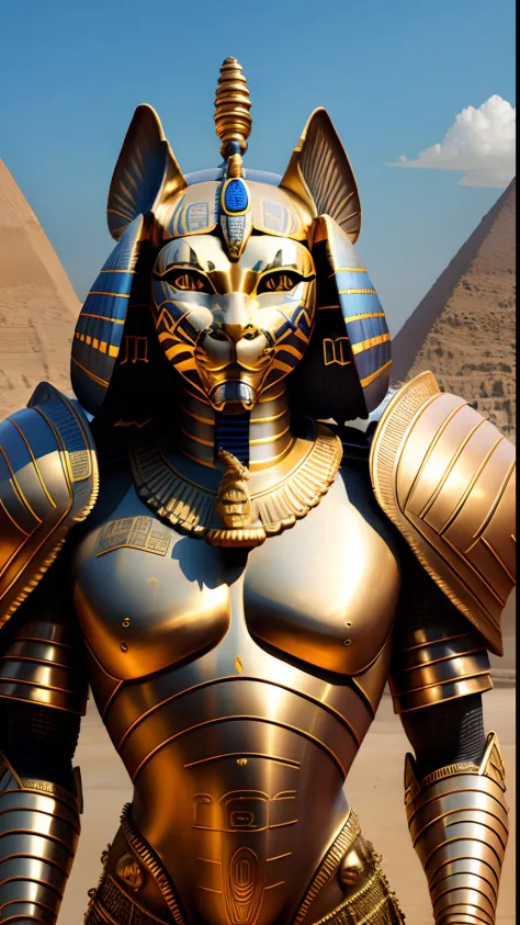Animalrizz   (( sphinx )) 10, masterpiece, highres, Absurd,photorealistic portrait, Parley_armature,Egypt, Mummies in armor ,Wear Parley_armature, Massive futuristic armor, running, move,