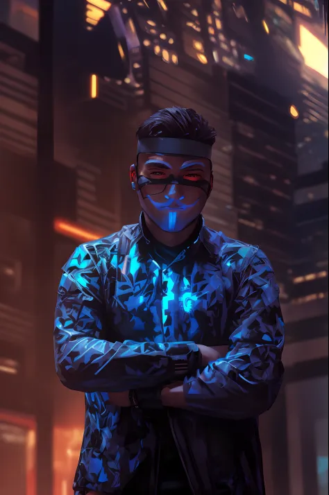 Change background cyberpunk handsome boy, realistic face, 8k, ultra realistic.