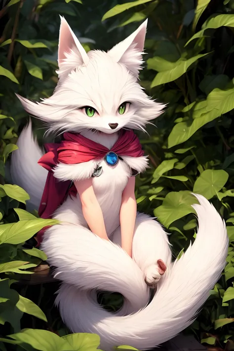 fox, furry ,female,sexy,cum in pussy,fluffy tail,anime style,fur,sparkling eyes,pink ribbons