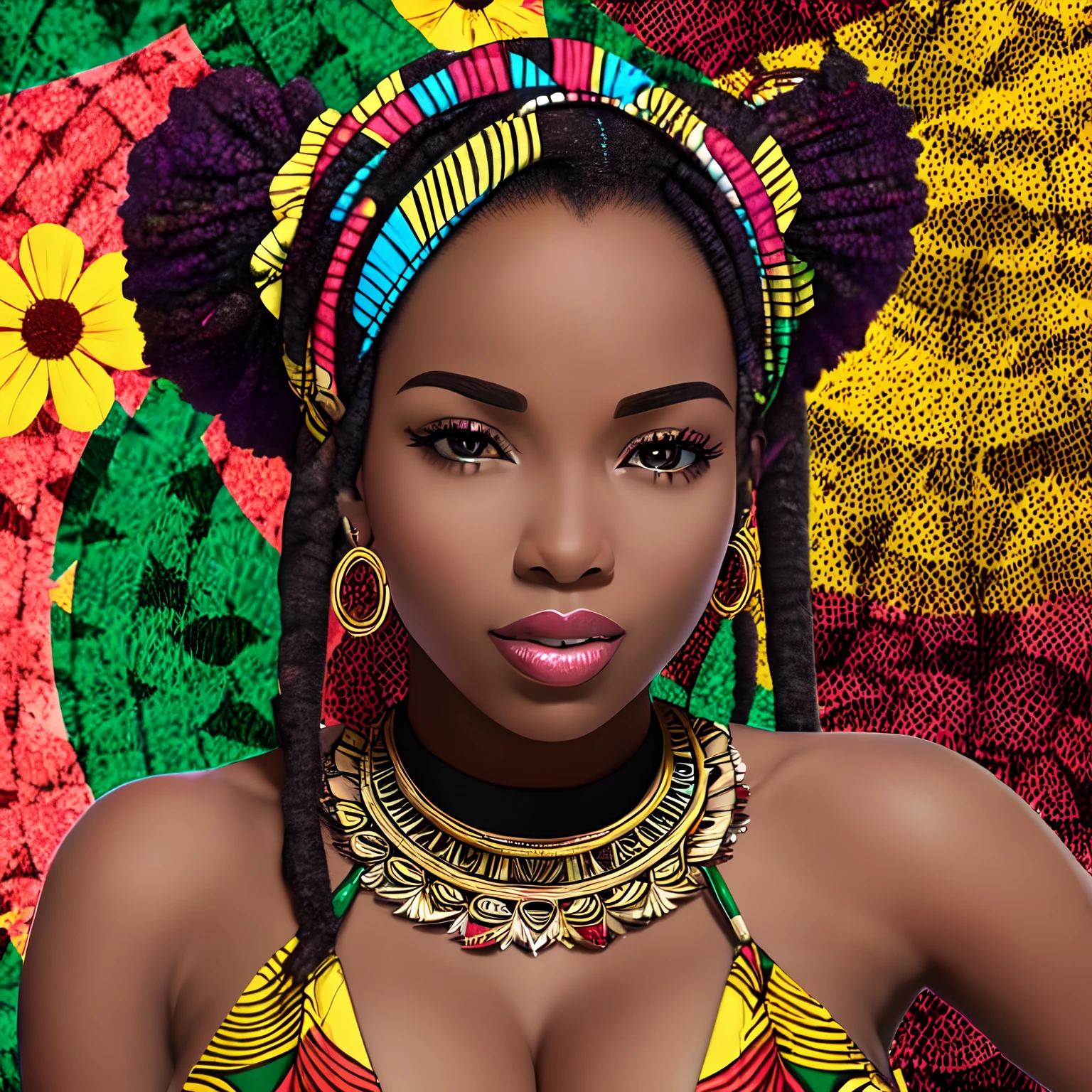 Dona africana, reggae, royaltly, royal jewelry, wakanda, ancient egypt