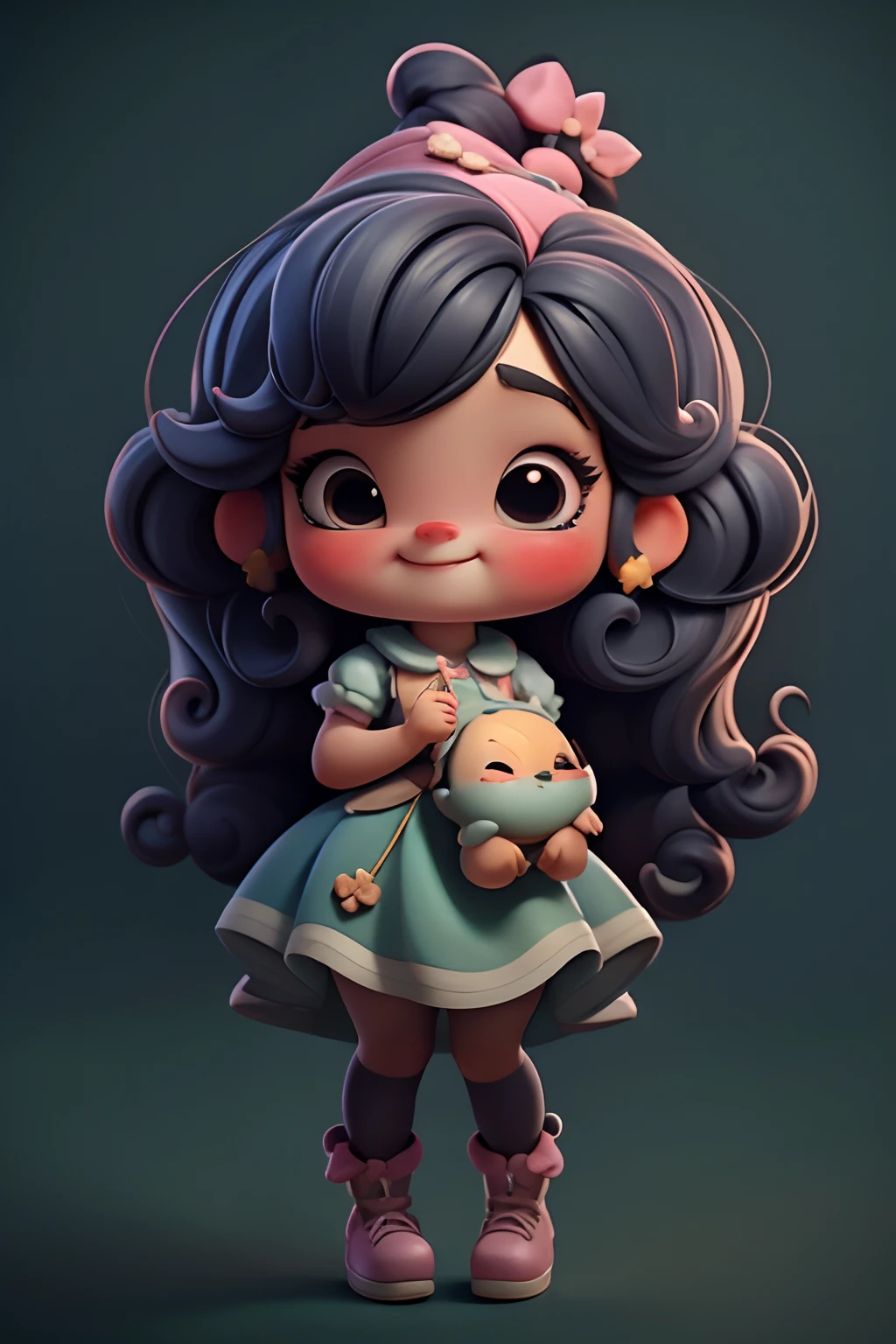 Создайте 8K-версию персонажа малышки лоли CHIBI Vanellope von Schweetz  Disney. baby loli Чиби Ванилопа por Schweetz : Это должно выглядеть  очаровательно и красиво, Сохраните знаковые элементы оригинального  персонажа..Бэби лоли Ванеллопа фон Швитц