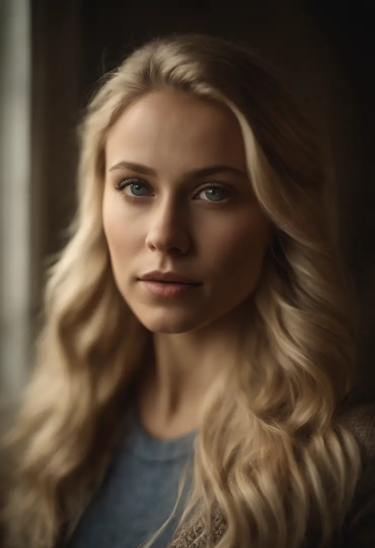 hyper realistic blonde swedish girl , pretty , clear pretty eyes, hazel eyes, light skin, attractive