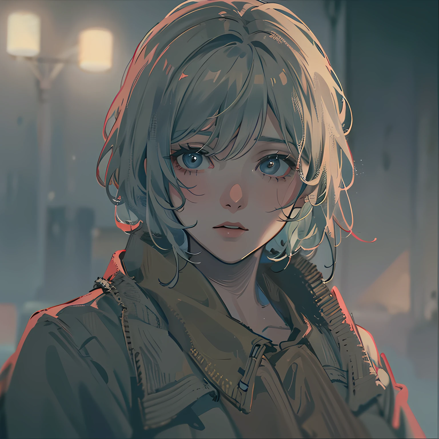 Close Up, There Is A Woman Alone In The Town Of Silent Hill Done In A Anime  Style, Strange Atmosphere, Silent Hill Inspired, Silent Hill Promotional  Image SeaArt AI | Silent Hill