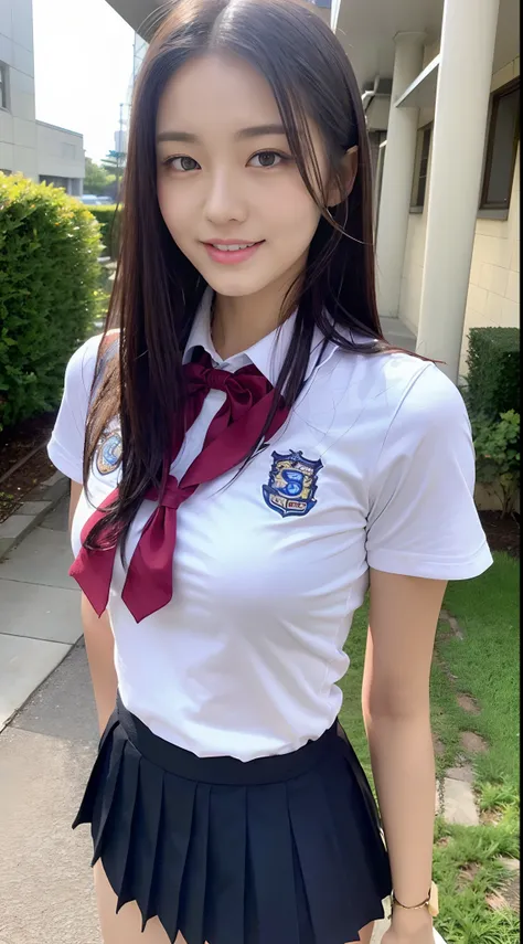 (((full bodyesbian)))、((Girls' High School Uniforms))、((1a person ...