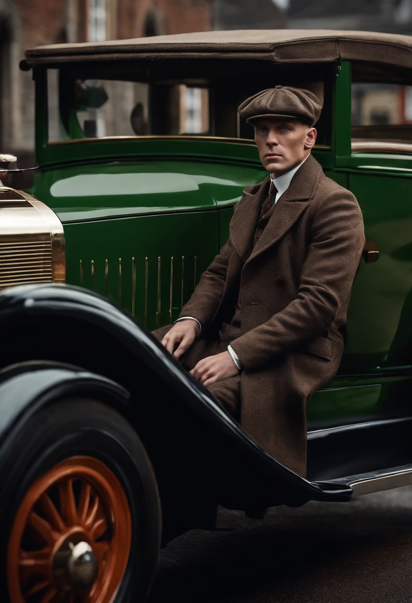 Ultra realistic advertising style peaky blinders car character - SeaArt AI