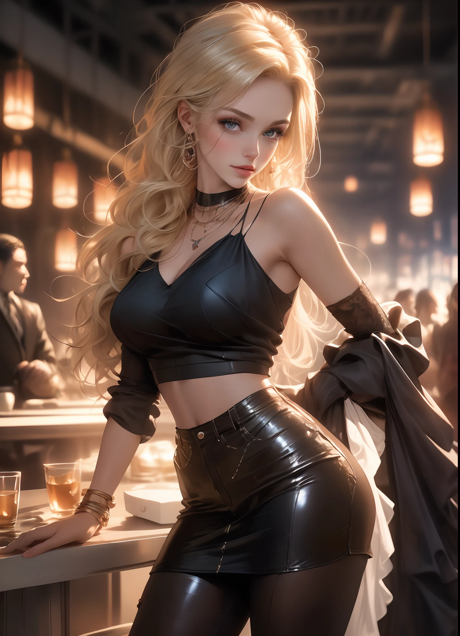 obra maestra, calidad superior, 8K, real person, Realista, CG muy denso, piel brillante, completamente enfocado, radiante, Hermosa chica rubia británica, usando una blusa suelta, diseño elegante, mirada fascinante,mirada audaz y majestuosa, Antecedentes Inglaterra, bella y elegante dama