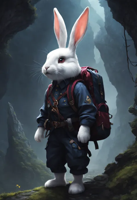 Bunny backpack，Magic Rabbit，Climb dangerous peaks，Explore the Gothic mystical space