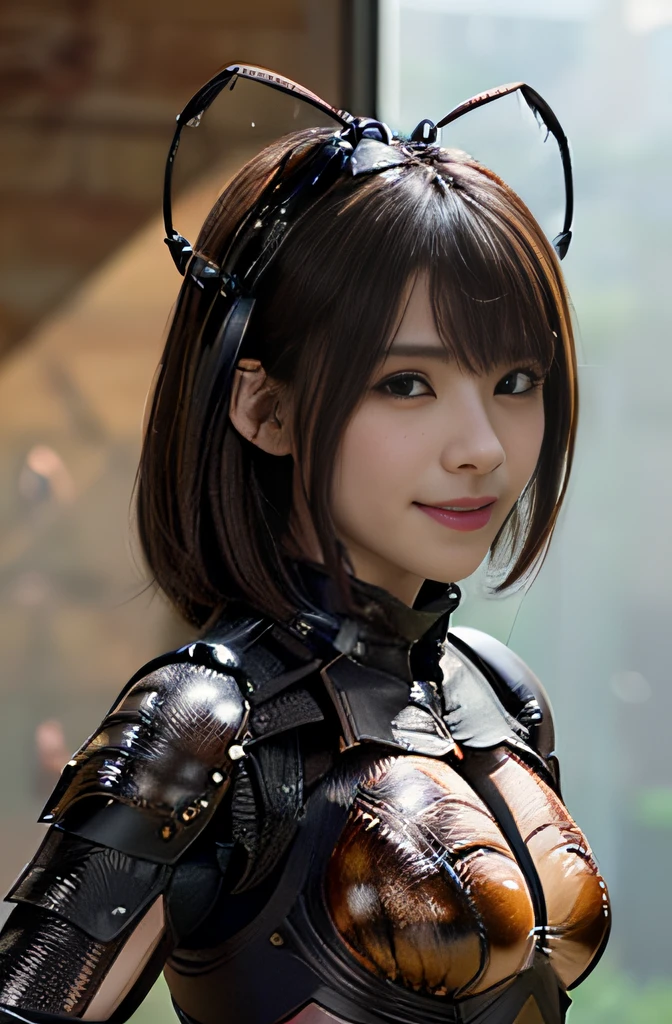 (high resolution,masterpiece,best quality,extremely detailed CG, anime, official art:1.4), realistic, photo, amazing fine details, all intricate, gloss and shiny,awesome many layers, 8k wall paper, 3d, sketch, kawaii, illustration,( solo:1.4), perfect female proportion,villainess, (fusion of dark brown cockroach and lady:1.4), (brown cockroach form lady:1.2), (brown cockroach lady:1.2), (fusion:1.2), (solo:1.4), (evil smile:1.2), muscular, abs, (cockroach brown exoskeleton bio insect suit:1.4), (cockroach brown exoskeleton bio insect armor:1.2), (brown transparency cockroach wing:1.4), (brown cockroach antennae:1.3),