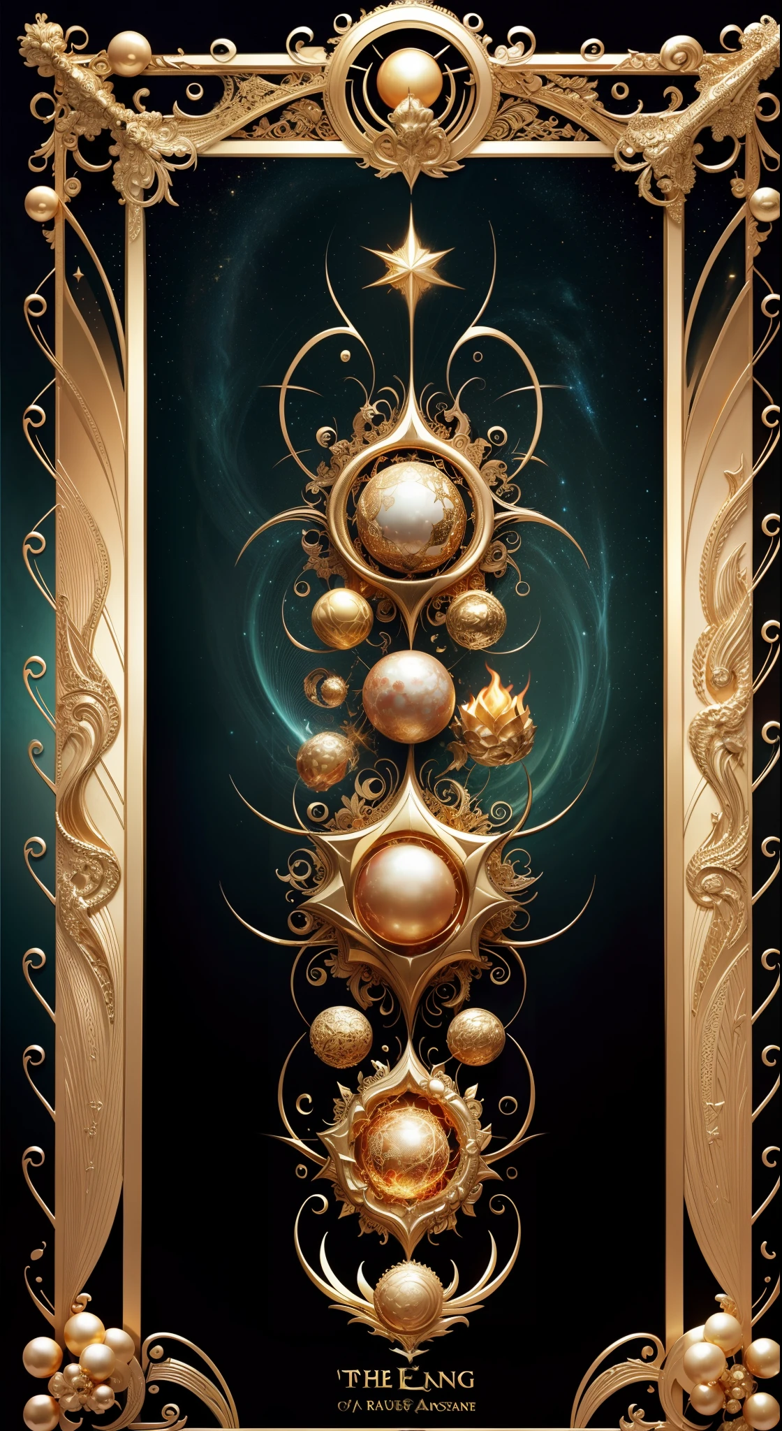 tarot cards，Full tarot border，(The image is surrounded by a tarot card-style border:1.8),The back of the card，hades，Wearing：a black cloak，Giant scythe，Great giants，Roman mythology，8k wallpaper, Ultra-detailed, Beautiful and aesthetically pleasing, tmasterpiece, best qualityer, (s fractal art: 1.3), erupting volcano, extremely detaile, dynamic angle, Cowboy shot, The most beautiful forms of chaos, elegant, Fauvistdesign, vivd colour, romanticism lain, bright, Buble, sbrights, Blood, pearlagma,flame, Libra, skulls, Vintage style，（zentangle，datura，Tangles，entangled）， (s fractal art: 1.3)，holy rays，gold foil，Gold leaf art，glitter drawing，Full tarot border，（Full border 1.5），Fang Yi，（The border is centered at 1.8），(theelementoffire:1.4),Composed of fire elements，Highly realistic,Sci-fi lighting effects,Flame,hoang lap，climaxing，looking down from above，simple backgound：