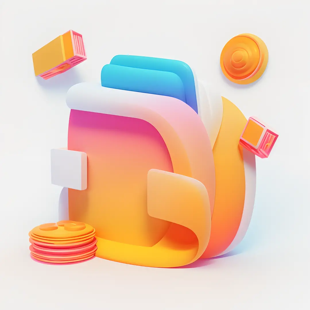 cartoon styling design, gradient style,3D inspired by pop mart,pure white background, natural lighting, 8K,front body