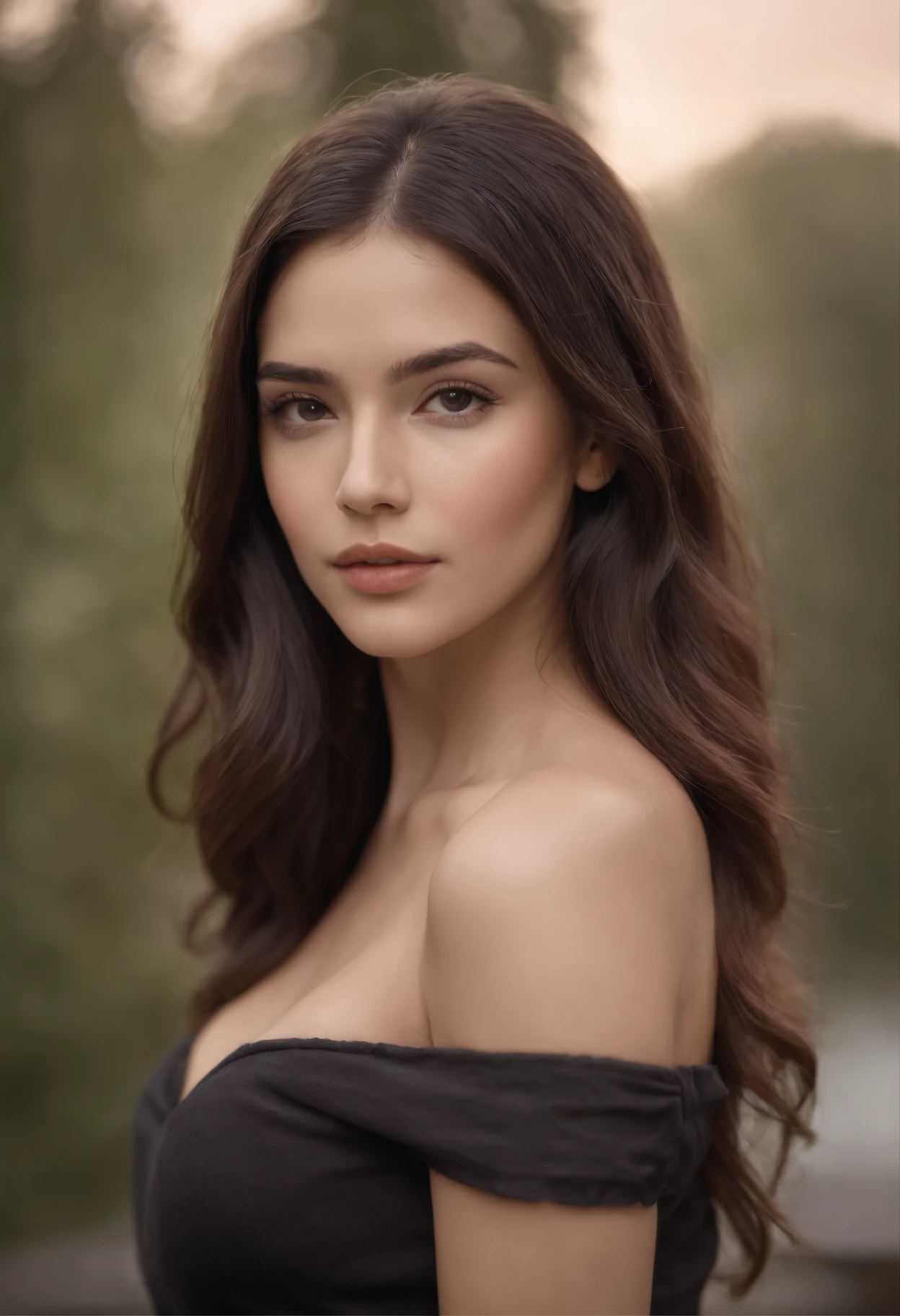 Photo of a 22-year-old Latina girl, .RAW, beautiful woman, ( long wavy black hair), grosse poitrine , ((portrait)), ((Detailed face: 1.2)), ((Detailed facial features)), (finely detailed skin), pale skinned, Highly detailed deep-neckline skin-tight leather shorts with white top , Environment of megacities, (couleurs froides), humide, humide, reflections, (Masterpiece) (proportion parfaite)(photo realist)(Best quality) (Detailed) photographed on a Canon EOS R5, Objectif 50mm, f/2.8, Hdr, (8k) (wallpaper) (lighting cinematic) (dramatic lighting) (mise au point nette) (complexe) , visage avec baiser soufflant , A very beautiful woman