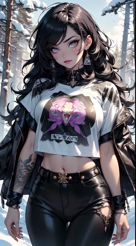goth girl,1girl,((extremely cute and beautiful black haired anime goth girl)),(((16 years old))),(large breasts:1.2),((((black w...