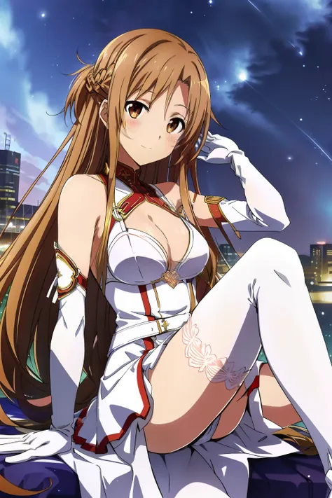 Yuuki Asuna, anime style beautiful woman, best quality, perfectanatomy ...