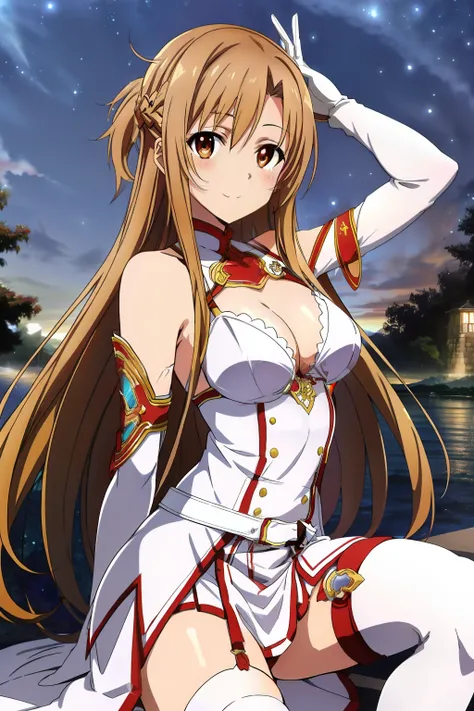 Yuuki Asuna, anime style beautiful woman, best quality, perfectanatomy ...