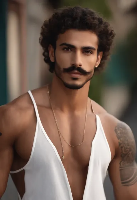 SeaArt AI ،handsome male model with salvadoran and lebanese influences،  مولد مجاني للفن