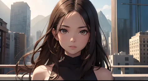 ((masterpiece , best quality)), sks woman, expressive eyes, olivia rodrigo, ((anime)), serenity, anime art , luminism, focus on ...