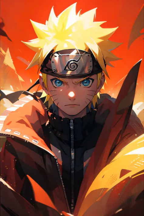 Best quality), (Masterpiece),Ultra-detailed, 1boys, Uzumaki Naruto