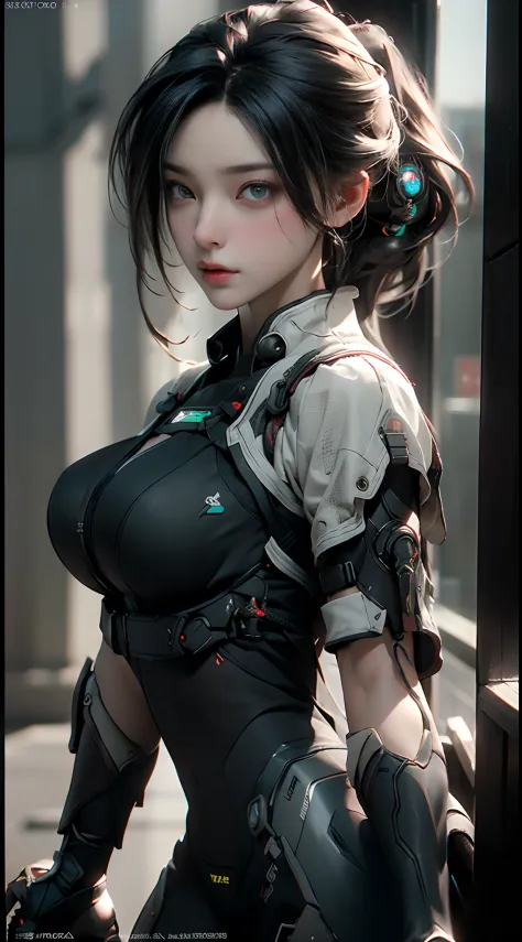 ((Best quality)), ((masterpiece)), (detailed:1.4), 3D, an image of a beautiful cyberpunk female,HDR (High Dynamic Range),Ray Tra...