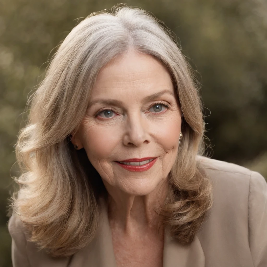 70 yrs old Diane Keaton,，photography of，k hd，，Dark background，soft warm light，deep shading，Expensive cameras，Portrait film，winning artwork，tmasterpiece, nude perfect tits, big beautiful ass