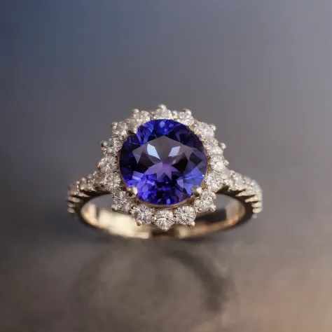 master part，a mais alta qualidade，(Nothing but the ring)，(Nobodies),The ring is set with a phoenix，starly sky，Wrapped at the end from start to finish，Delicado anel de prata，Starry sky in ring,O brilho，imagem invertida，Sparkling blue-purple gemstones，Elegan...
