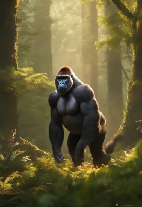 (best quality,4k,8k,highres,masterpiece:1.2),ultra-detailed,(realistic,photorealistic,photo-realistic:1.37),gorilla tag style monkey,black skin,purple eyes,sharp focus,vivid colors,studio lighting,physically-based rendering,extremely detailed face,fierce e...