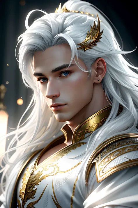 masterpiece, ultra detailed photography of a gorgeous humanoid dragon male, 1guy, (((male))), perfectly drawn face, wearing a lu...