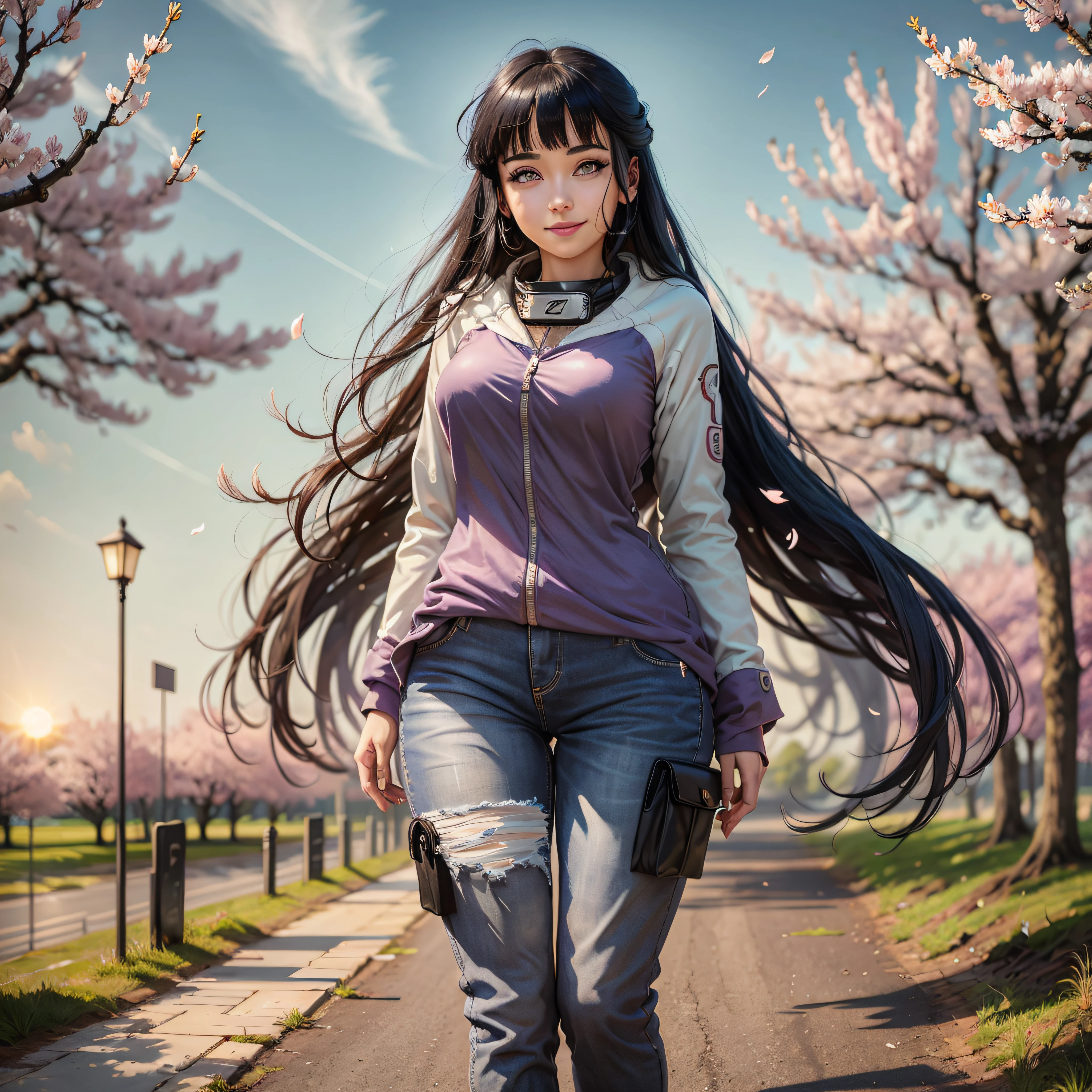 H1N4T4, 1girl, hyuuga hinata, solo, (realistic:0.5) - SeaArt AI